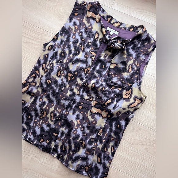 Santorelli animal print halter top - Picture 7 of 13